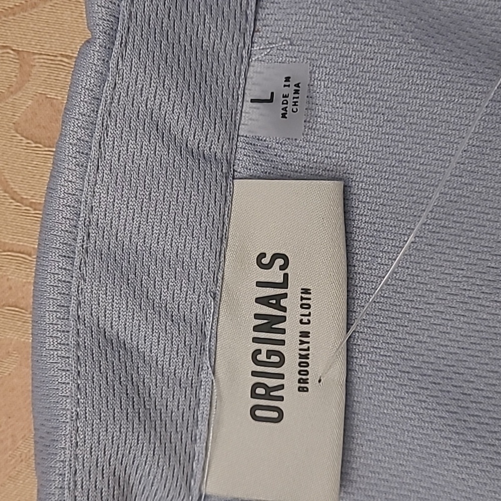 NWT MENS ORIGINALS BROOKLYN CLOTH GREY BUTTON DOWN SHORT SIZES M & L - Picture 6 of 8